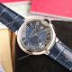 Fake Balloon Blue Cartier V6 Blue Dial Watch with Blue Leather Strap (3)_th.JPG